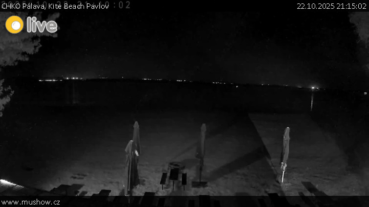 CHKO Pálava - Kite Beach Pavlov - 22.10.2025 v 21:15 CHKO Pálava - Kite Beach Pavlov - 22.10.2025 v 21:15