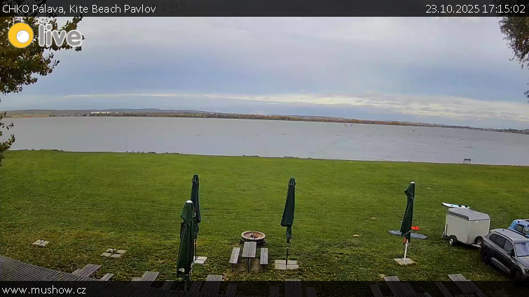 CHKO Pálava - Kite Beach Pavlov - 23.10.2025 v 17:15 CHKO Pálava - Kite Beach Pavlov - 23.10.2025 v 17:15