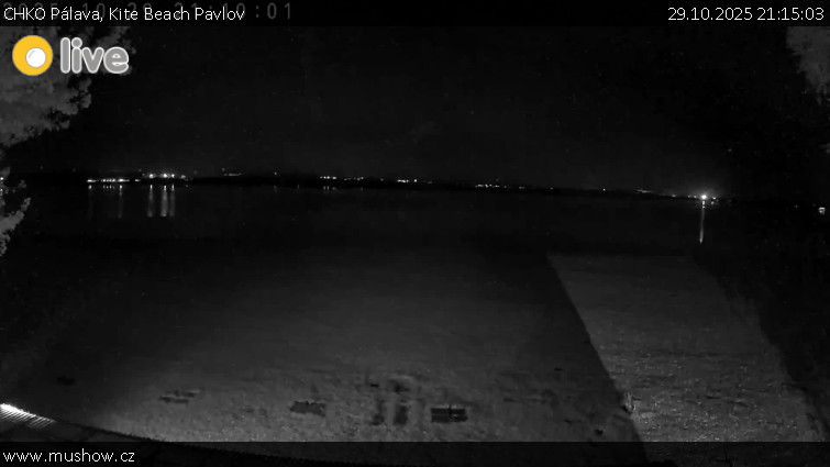 CHKO Pálava - Kite Beach Pavlov - 29.10.2025 v 21:15 CHKO Pálava - Kite Beach Pavlov - 29.10.2025 v 21:15