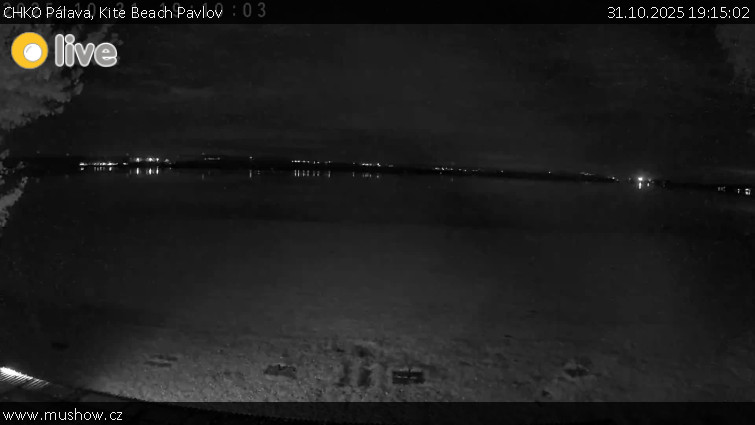 CHKO Pálava - Kite Beach Pavlov - 31.10.2025 v 19:15 CHKO Pálava - Kite Beach Pavlov - 31.10.2025 v 19:15