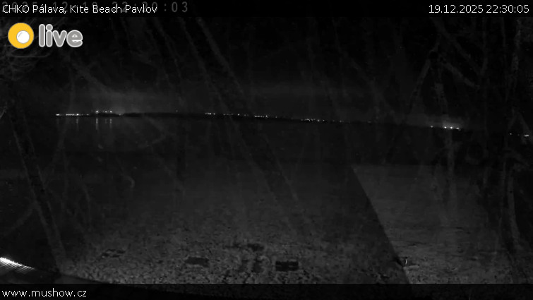 CHKO Pálava - Kite Beach Pavlov - 19.12.2025 v 22:30