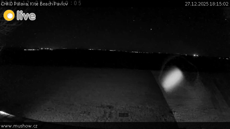 CHKO Pálava - Kite Beach Pavlov - 27.12.2025 v 18:15
