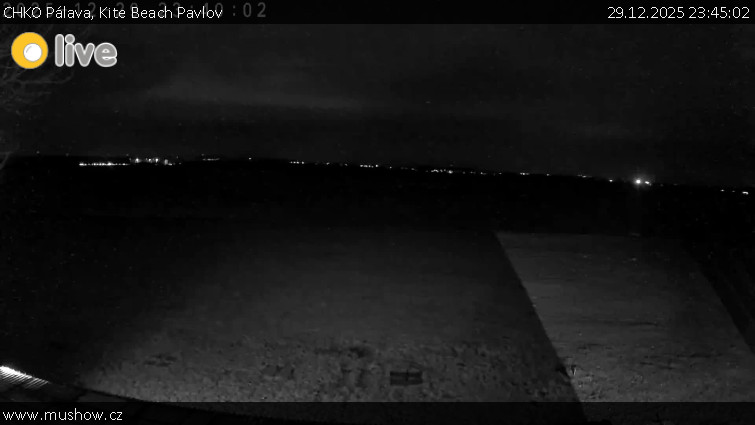 CHKO Pálava - Kite Beach Pavlov - 29.12.2025 v 23:45