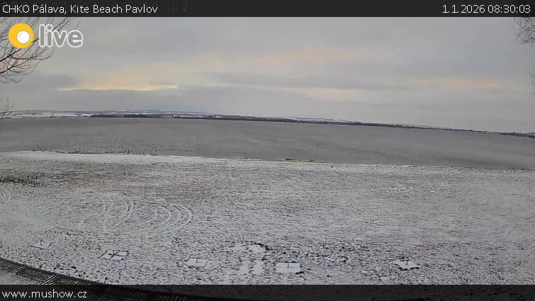CHKO Pálava - Kite Beach Pavlov - 1.1.2026 v 08:30