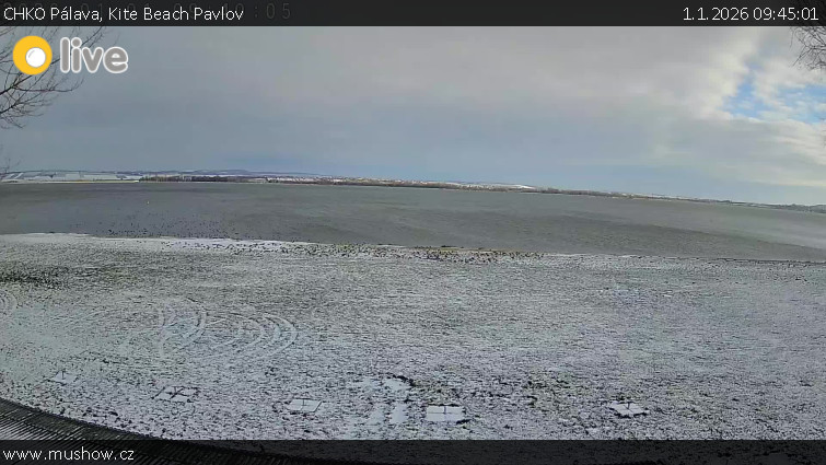 CHKO Pálava - Kite Beach Pavlov - 1.1.2026 v 09:45