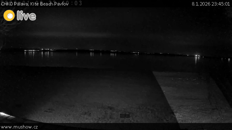 CHKO Pálava - Kite Beach Pavlov - 8.1.2026 v 23:45
