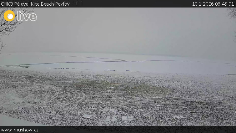 CHKO Pálava - Kite Beach Pavlov - 10.1.2026 v 08:45