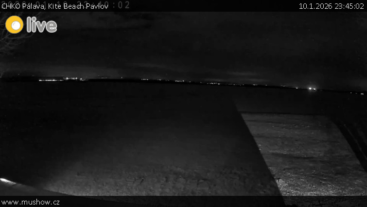 CHKO Pálava - Kite Beach Pavlov - 10.1.2026 v 23:45