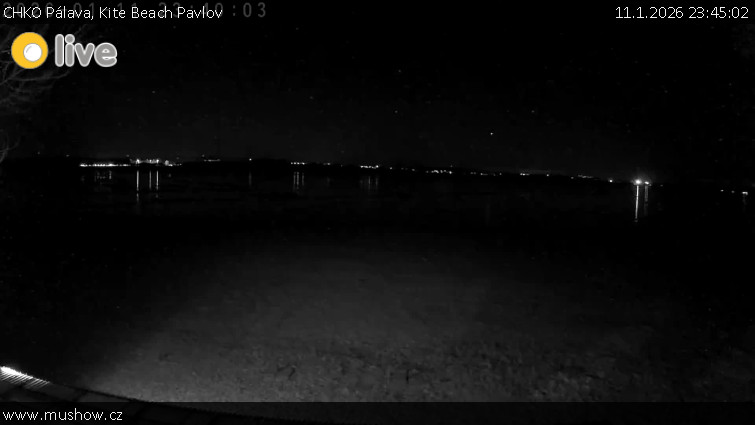 CHKO Pálava - Kite Beach Pavlov - 11.1.2026 v 23:45