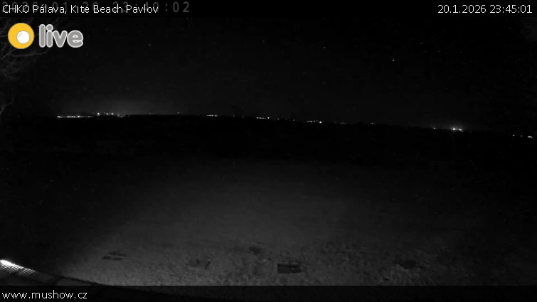 CHKO Pálava - Kite Beach Pavlov - 20.1.2026 v 23:45