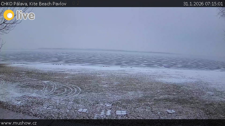 CHKO Pálava - Kite Beach Pavlov - 31.1.2026 v 07:15