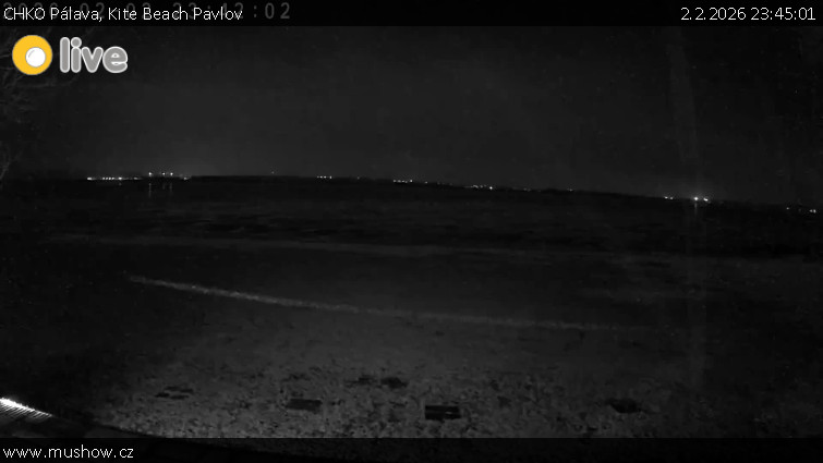 CHKO Pálava - Kite Beach Pavlov - 2.2.2026 v 23:45