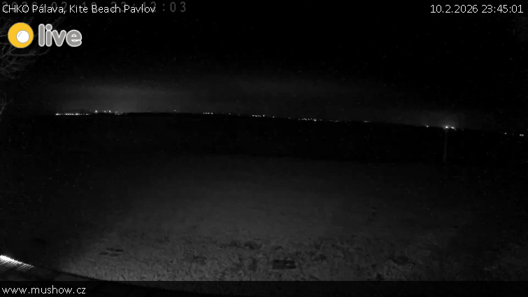 CHKO Pálava - Kite Beach Pavlov - 10.2.2026 v 23:45