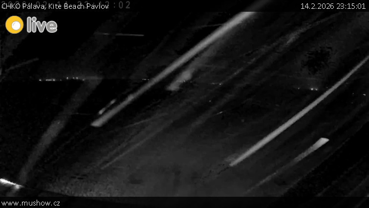 CHKO Pálava - Kite Beach Pavlov - 14.2.2026 v 23:15