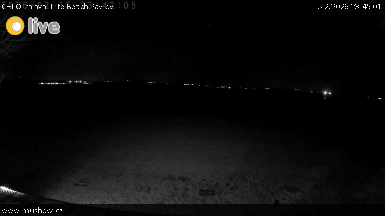 CHKO Pálava - Kite Beach Pavlov - 15.2.2026 v 23:45