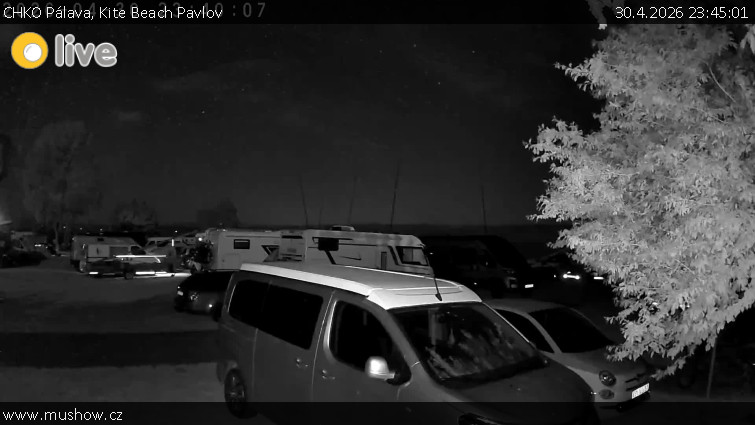 CHKO Pálava - Kite Beach Pavlov - 30.4.2026 v 23:45