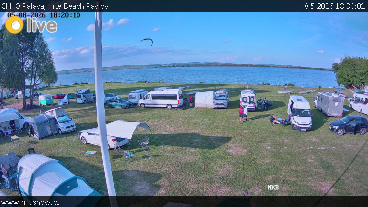 CHKO Pálava - Kite Beach Pavlov - 8.5.2026 v 18:30