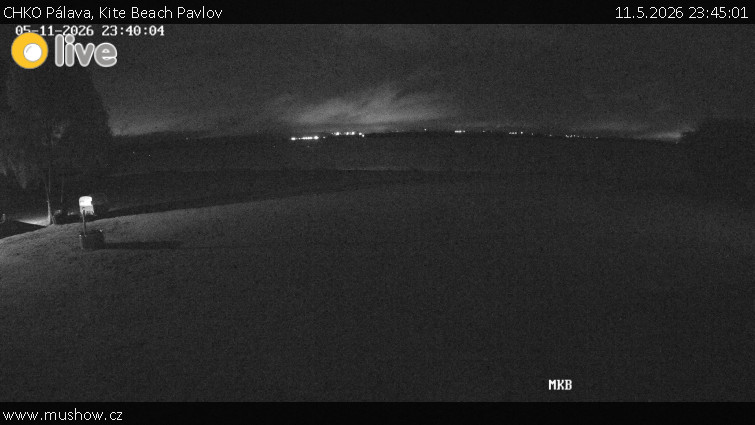 CHKO Pálava - Kite Beach Pavlov - 11.5.2026 v 23:45