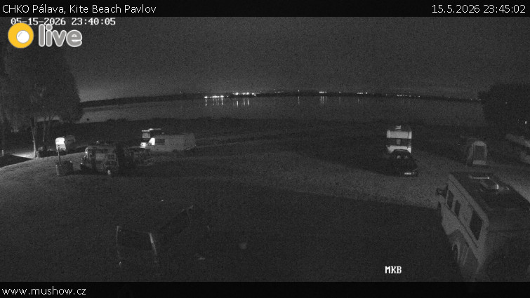 CHKO Pálava - Kite Beach Pavlov - 15.5.2026 v 23:45