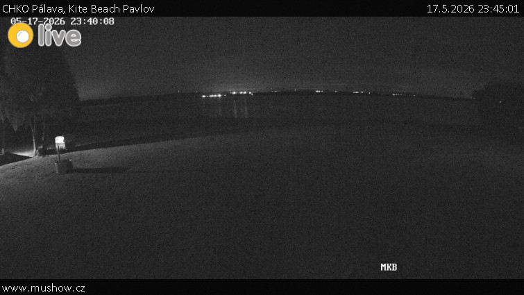 CHKO Pálava - Kite Beach Pavlov - 17.5.2026 v 23:45