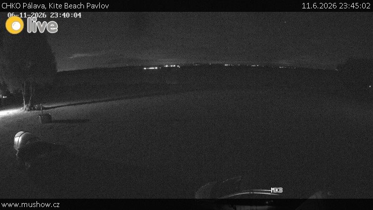CHKO Pálava - Kite Beach Pavlov - 11.6.2026 v 23:45