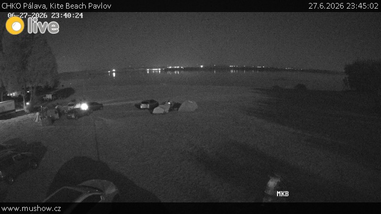 CHKO Pálava - Kite Beach Pavlov - 27.6.2026 v 23:45