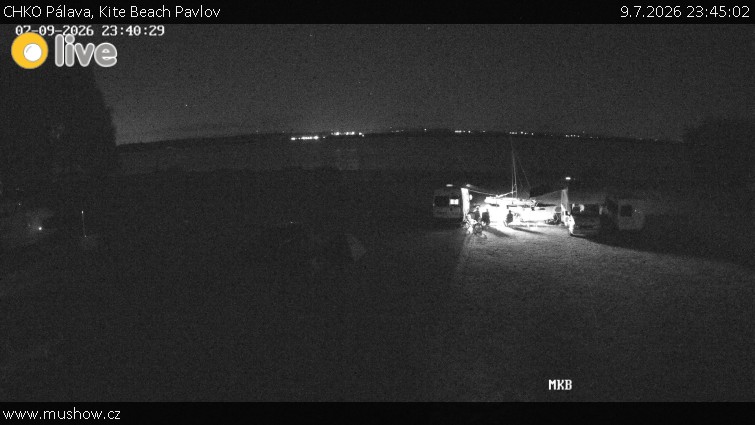CHKO Pálava - Kite Beach Pavlov - 9.7.2026 v 23:45