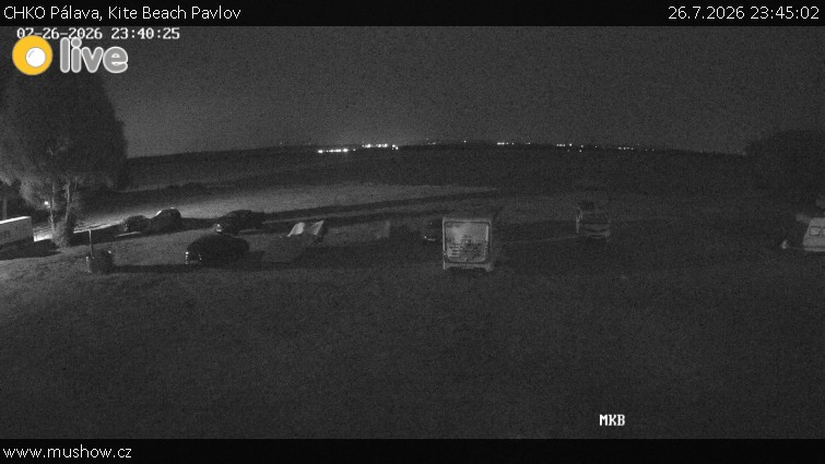 CHKO Pálava - Kite Beach Pavlov - 26.7.2026 v 23:45