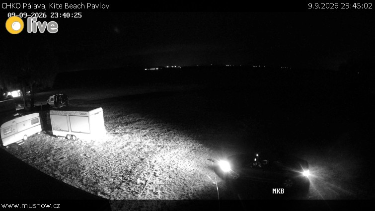 CHKO Pálava - Kite Beach Pavlov - 9.9.2026 v 23:45