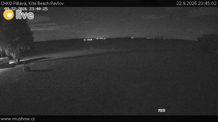 CHKO Pálava - Kite Beach Pavlov - 22.9.2026 v 23:45