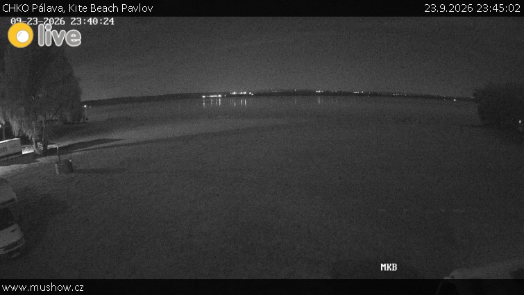 CHKO Pálava - Kite Beach Pavlov - 23.9.2026 v 23:45