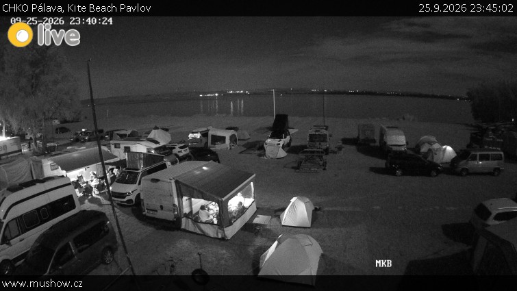 CHKO Pálava - Kite Beach Pavlov - 25.9.2026 v 23:45