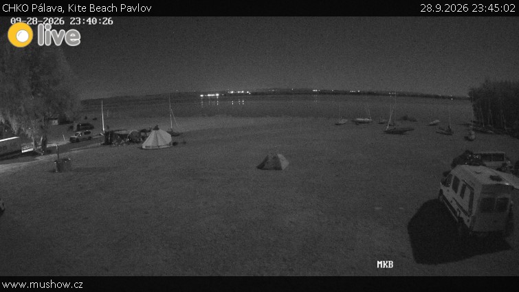 CHKO Pálava - Kite Beach Pavlov - 28.9.2026 v 23:45