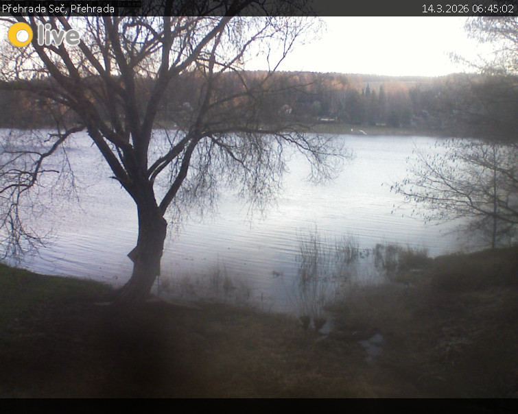 Přehrada Seč - Přehrada - 14.3.2026 v 06:45