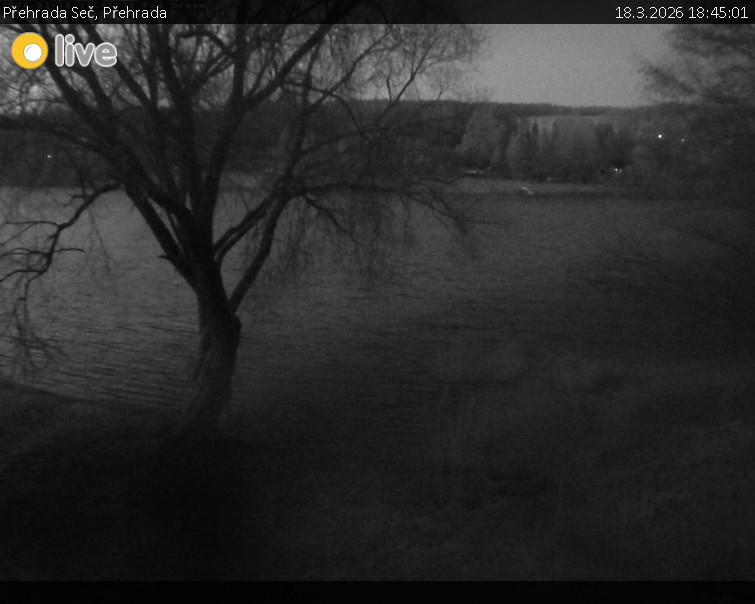Přehrada Seč - Přehrada - 18.3.2026 v 18:45