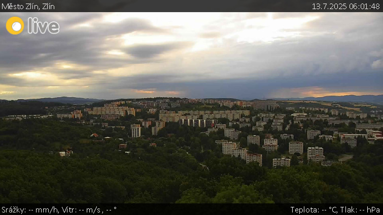 Město Zlín - Zlín - 13.7.2025 v 06:01 Město Zlín - Zlín - 13.7.2025 v 06:01