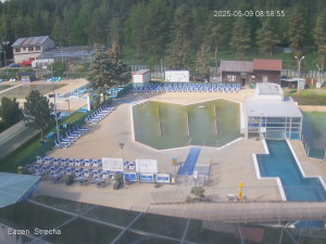 Termální koupaliště Vrbov - Celkový pohled - 9.5.2025 v 09:00
