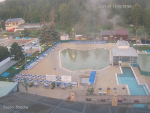 Termální koupaliště Vrbov - Celkový pohled - 15.8.2025 v 06:00