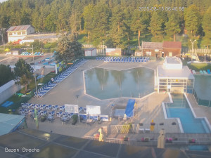 Termální koupaliště Vrbov - Celkový pohled - 15.8.2025 v 07:00