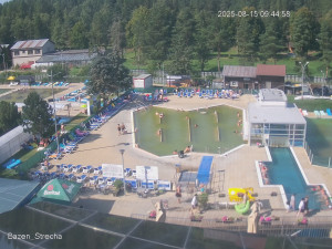 Termální koupaliště Vrbov - Celkový pohled - 15.8.2025 v 10:00