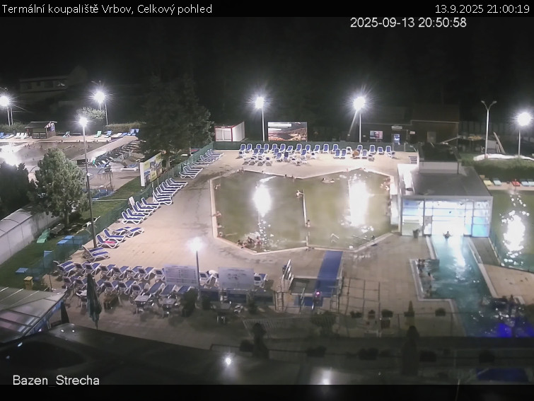 Termální koupaliště Vrbov - Celkový pohled - 13.9.2025 v 21:00 Termální koupaliště Vrbov - Celkový pohled - 13.9.2025 v 21:00