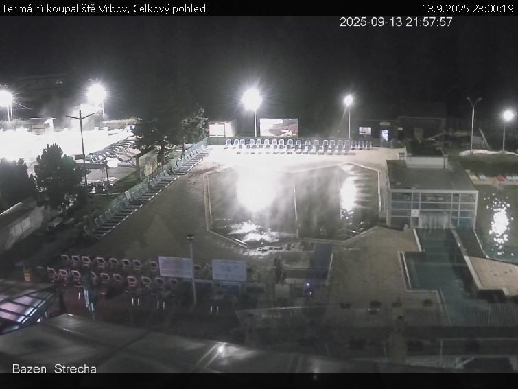 Termální koupaliště Vrbov - Celkový pohled - 13.9.2025 v 23:00