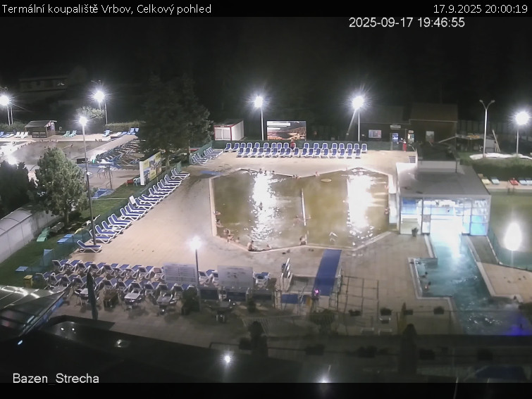 Termální koupaliště Vrbov - Celkový pohled - 17.9.2025 v 20:00
