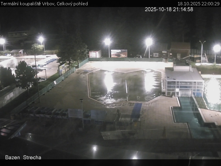 Termální koupaliště Vrbov - Celkový pohled - 18.10.2025 v 22:00 Termální koupaliště Vrbov - Celkový pohled - 18.10.2025 v 22:00