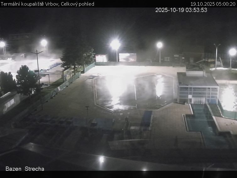 Termální koupaliště Vrbov - Celkový pohled - 19.10.2025 v 05:00 Termální koupaliště Vrbov - Celkový pohled - 19.10.2025 v 05:00