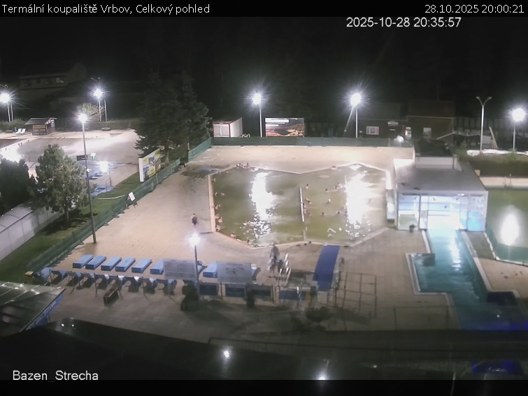Termální koupaliště Vrbov - Celkový pohled - 28.10.2025 v 20:00 Termální koupaliště Vrbov - Celkový pohled - 28.10.2025 v 20:00