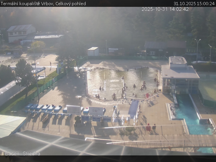 Termální koupaliště Vrbov - Celkový pohled - 31.10.2025 v 15:00 Termální koupaliště Vrbov - Celkový pohled - 31.10.2025 v 15:00
