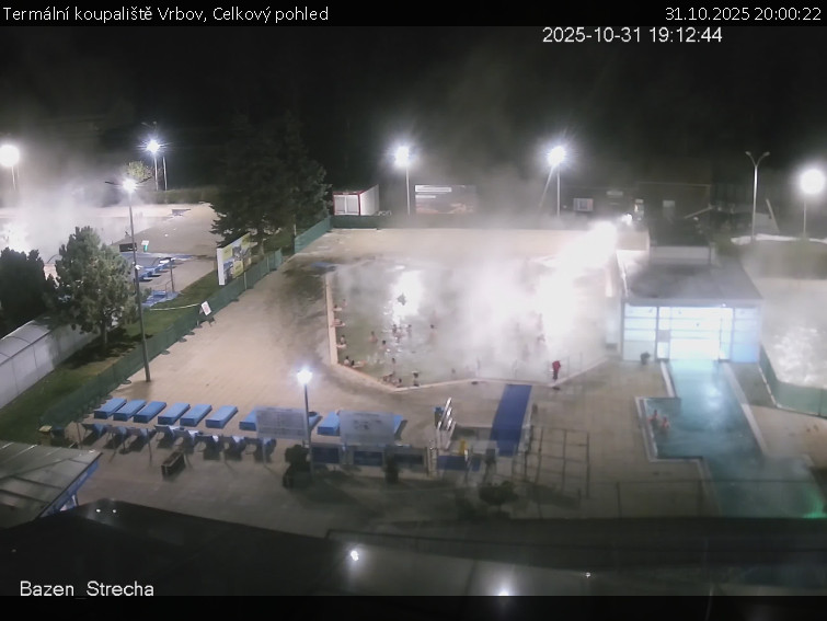 Termální koupaliště Vrbov - Celkový pohled - 31.10.2025 v 20:00 Termální koupaliště Vrbov - Celkový pohled - 31.10.2025 v 20:00