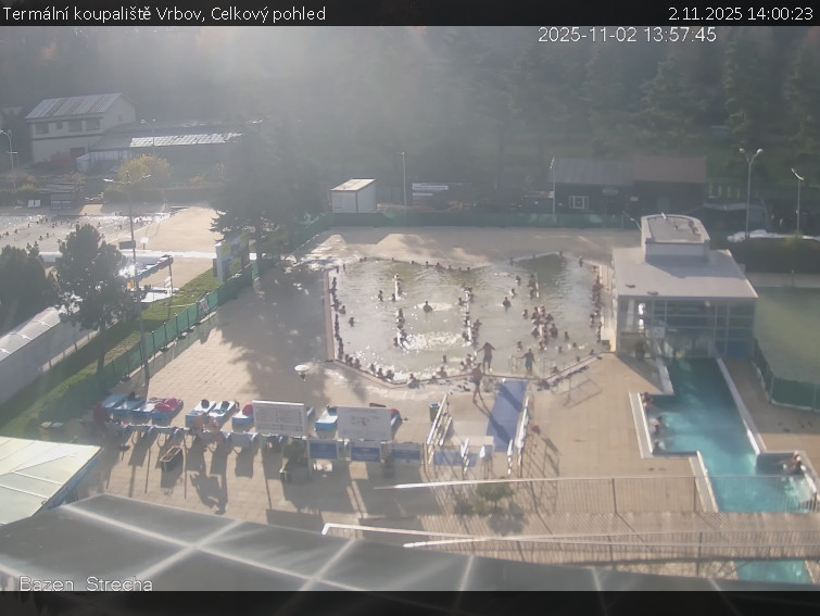 Termální koupaliště Vrbov - Celkový pohled - 2.11.2025 v 14:00 Termální koupaliště Vrbov - Celkový pohled - 2.11.2025 v 14:00