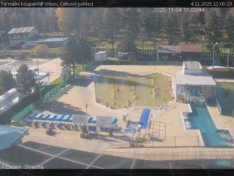 Termální koupaliště Vrbov - Celkový pohled - 4.11.2025 v 12:00